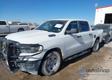 2023 Ram 1500 Tradesman 4X4 5'7 Box from USA, damaged, VIN 1C6SRFGTXPN560615